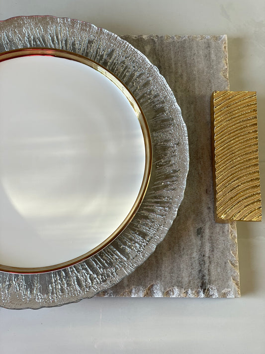 Fleur Charger Plates