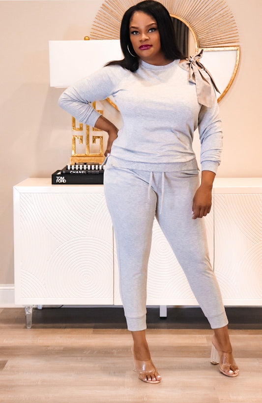 The Fancy Sweatshirt Jogger Set