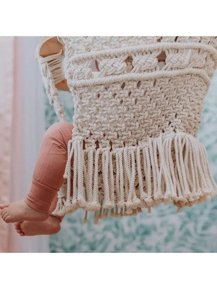 Macrame Baby Swing