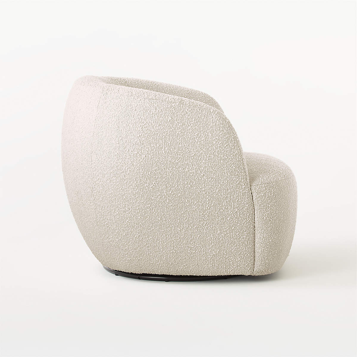 GWYNETH IVORY BOUCLE SWIVEL CHAIR