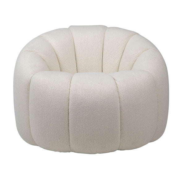 Boucle Swivel Chair