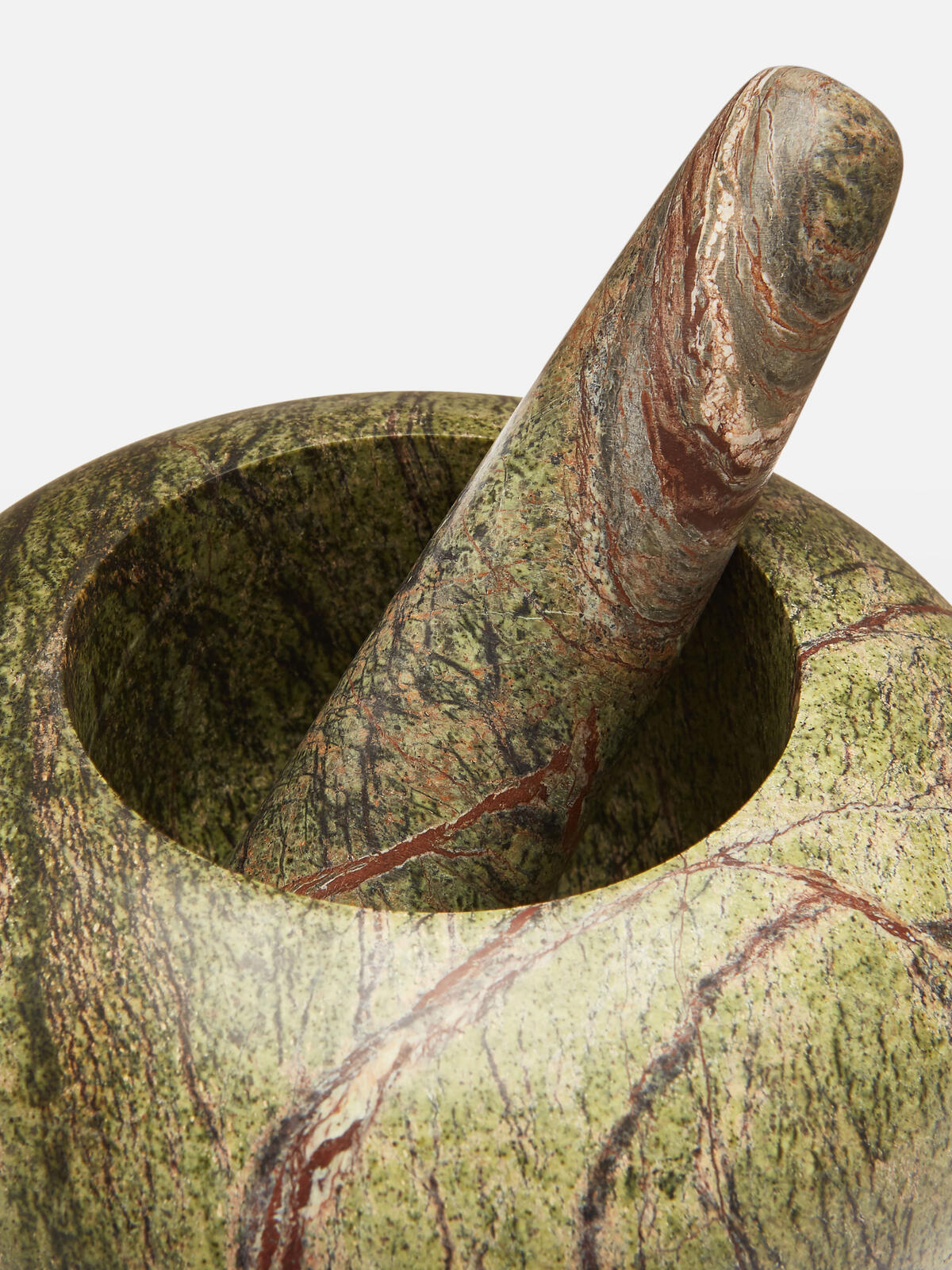 Amelie Pestle & Mortar, Green Marble