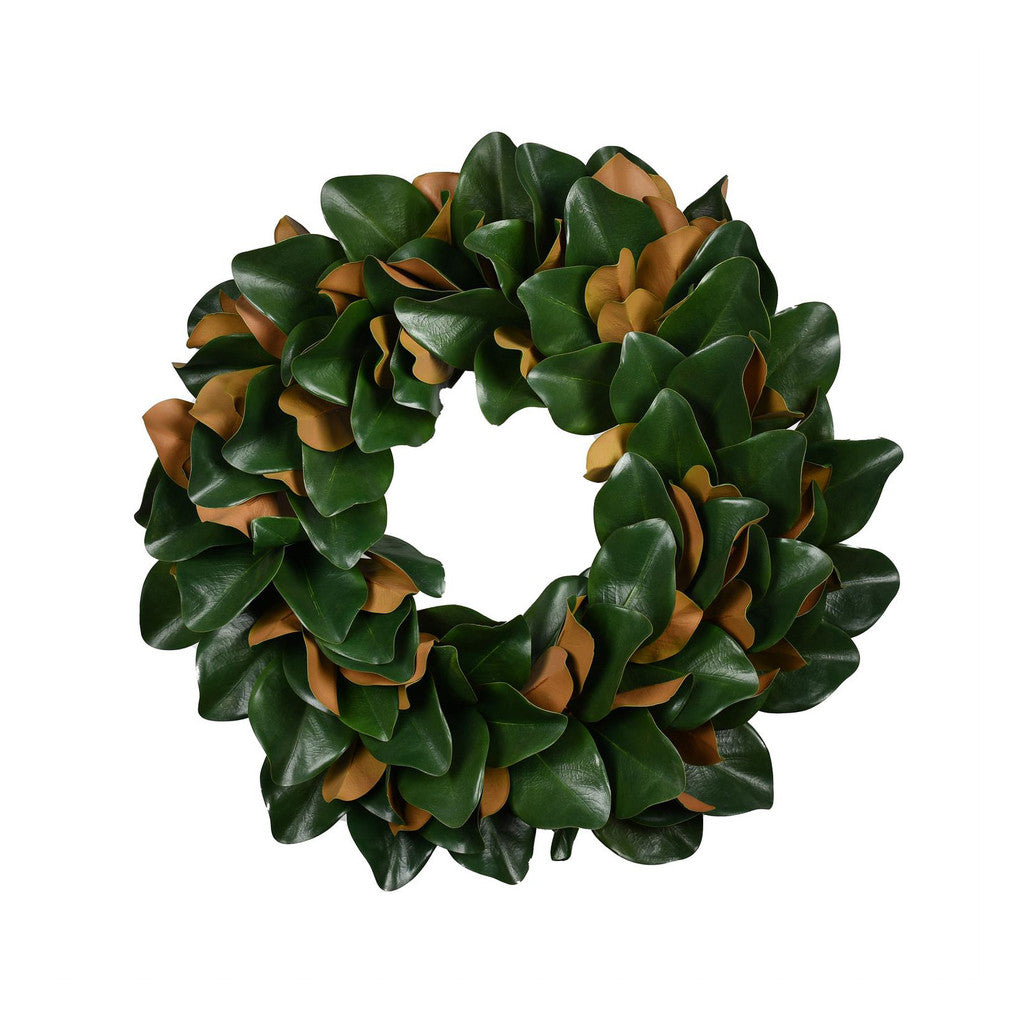 Faux Magnolia Leaf Wreath (PRE-ORDER)