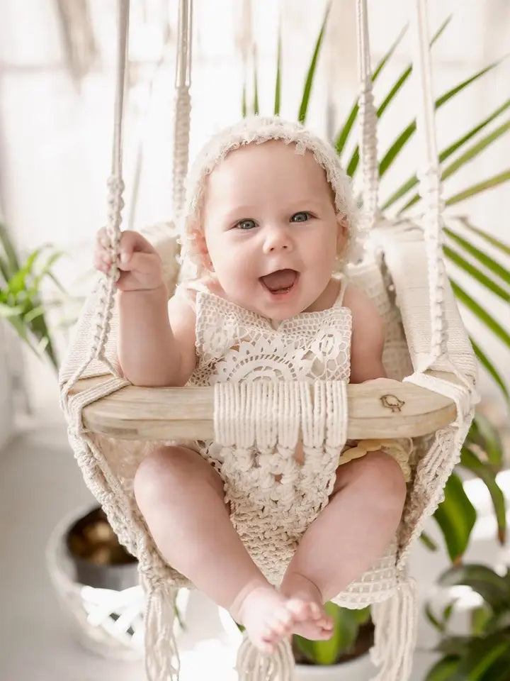 Macrame Baby Swing