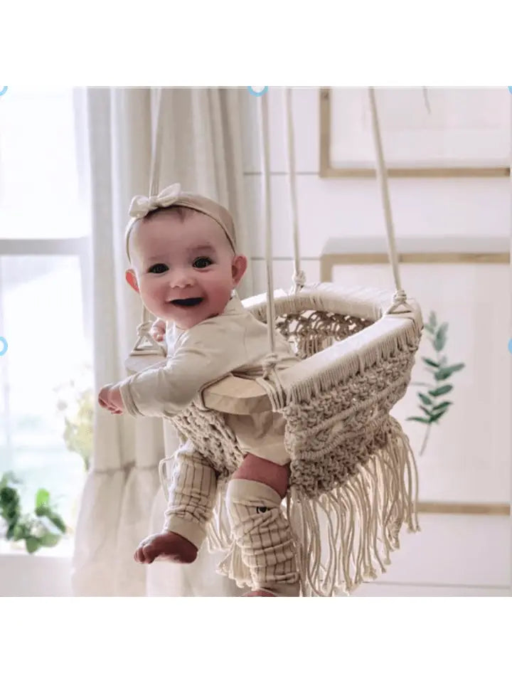 Macrame Baby Swing