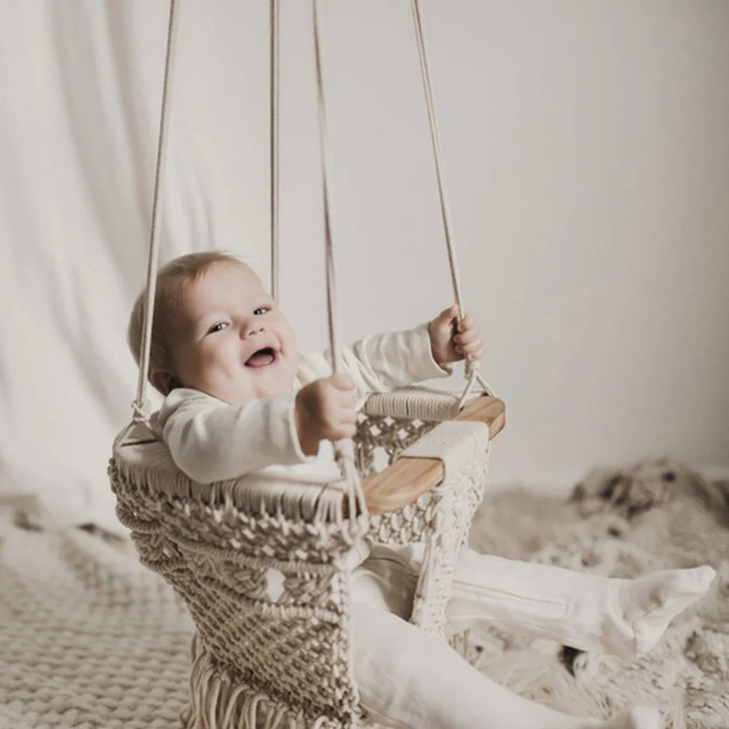 Macrame baby swing best sale