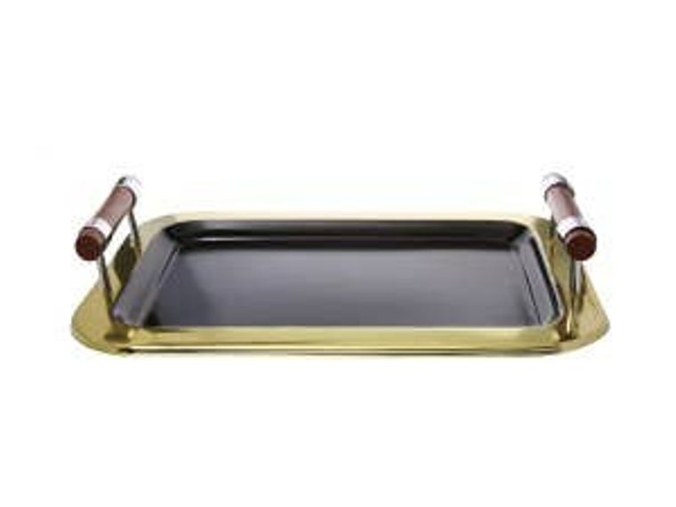 Black & Gold Serving Tray